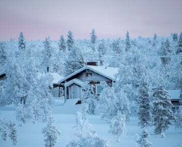 Lapponia finlandese a caccia dell' aurora boreale